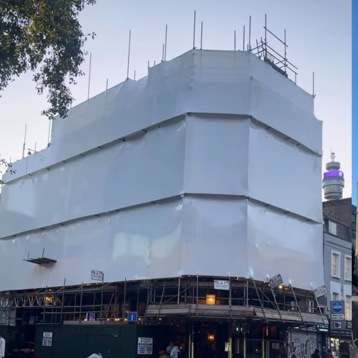 Scaffolding & roofs